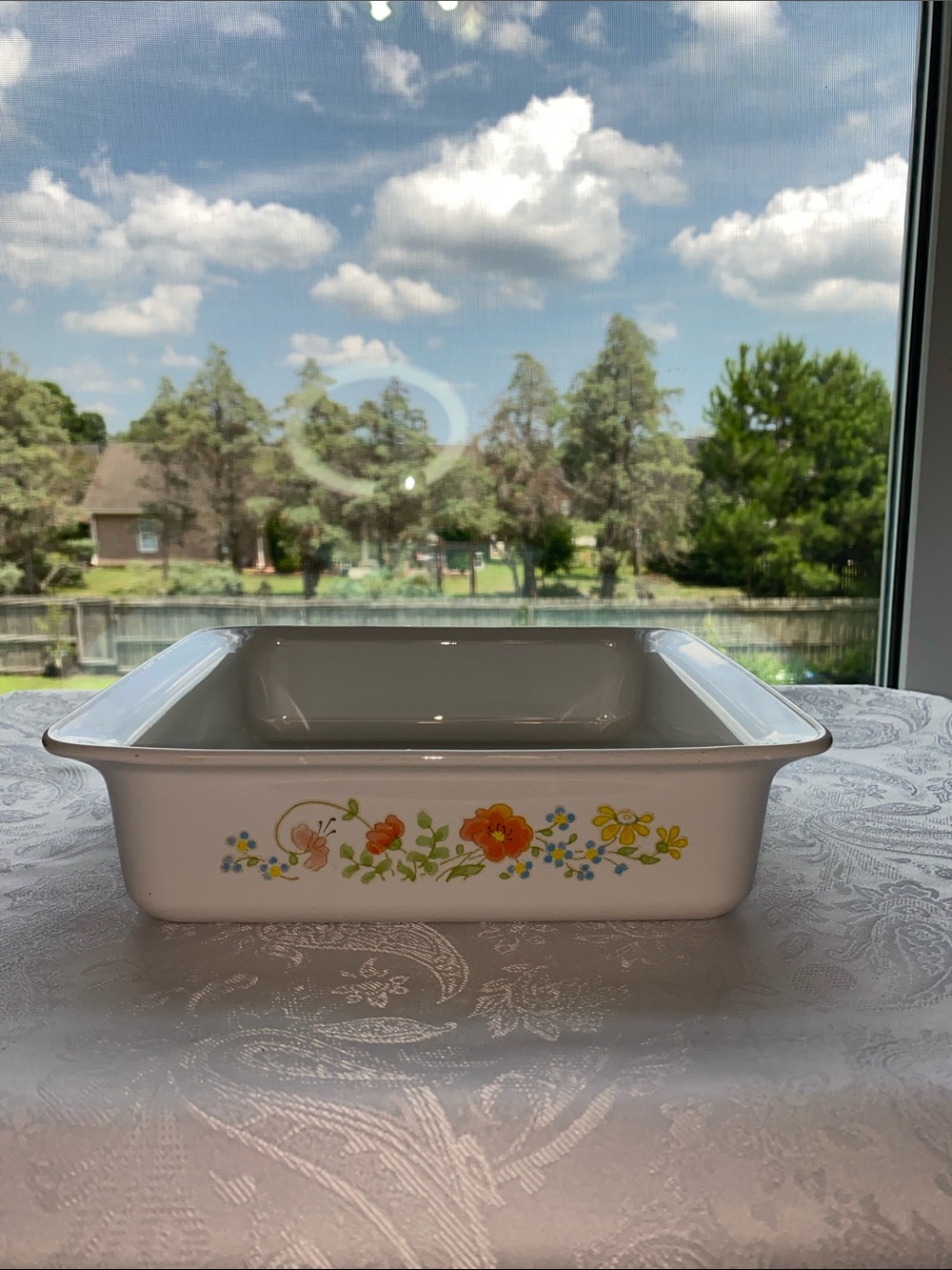 Vintage CorningWare Wildflower Spring Bouquet